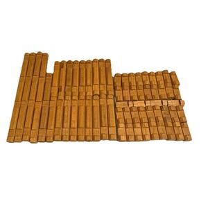 Vintage 66 Lincoln logs. Flat style logs.  Clean